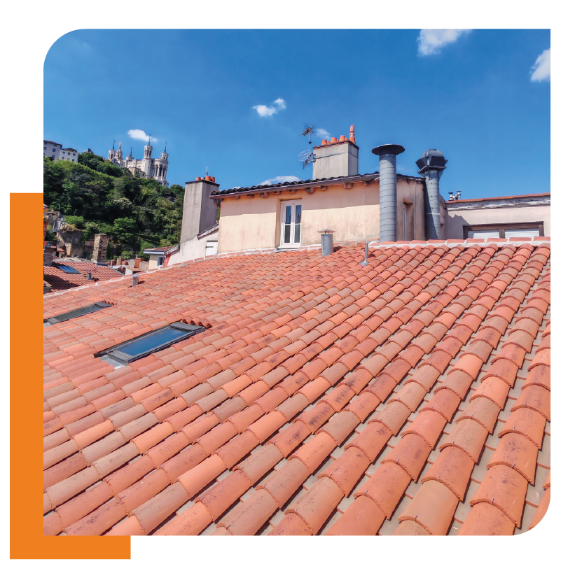 Toiture en tule à vieux lyon